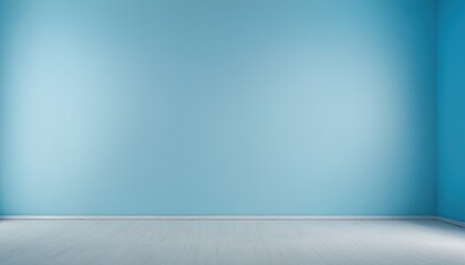 Wall Mural - Gradient product backdrop, neon blue corner 54