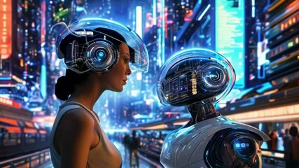 Wall Mural - technology and futurism