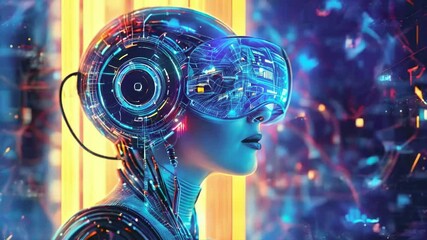 Wall Mural - technology and futurism