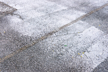 Abstract texture and form on the grunge floor 