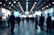 © Alena - Abstract blur people in trade show expo background, business and industrial concept