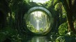 © Egriva - Jungle portal waterfall.