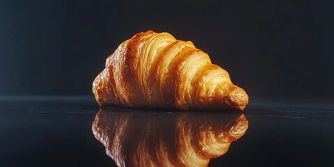 Wall Mural - Croissant close-up