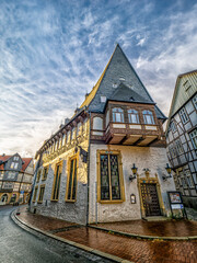 historic building in goslar's charming streets