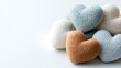 © Koh's Smart - The collection of pastel colored knit hearts exudes a soft and delicate charm, perfect for adding a touch of sweetness to any space.