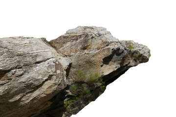 Wall Mural - rock isolated transparency background.
