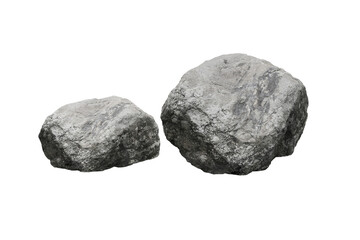 Wall Mural - rock isolated transparency background.
