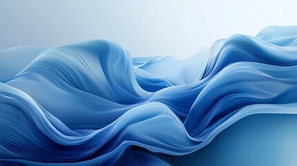 Wall Mural - modern abstract wave background with gradient highlights image
