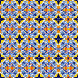 © Elena - Seamless pattern of Moroccan mosaics with colorful geometric shapes for ceramics, wallpaper, fabric, packaging