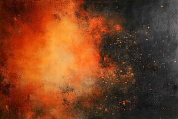 Wall Mural - abstract in terracotta color artwork