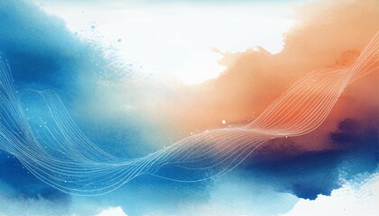 Wall Mural - abstrackt watercolour background