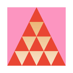 Wall Mural - holiday geometric christmas tree.christmas and happy new year symbol.festive vector emblem in gold a