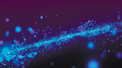 Wall Mural - abstract colorful particle wave. futuristic dot wave. shiny, colorful particle splashes. holiday bac