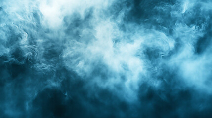 Wall Mural - blue abstract smoke background bokeh, festive bright light abstract background copy space, bright em