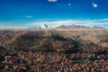 Wall Mural - La Paz city view