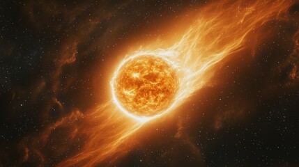 a white dwarf star, the dense remnant of a sun-like star's life cycle