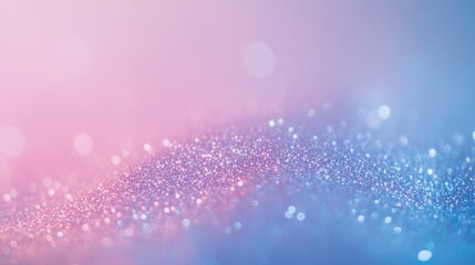 Wall Mural - Pink Blue Glitter Sparkle Bokeh Background Texture Abstract Design