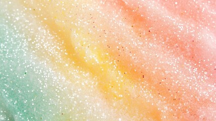 Wall Mural - Pastel Glitter Swirl Shimmering Rainbow Texture Background