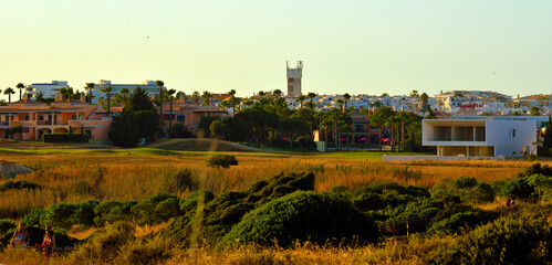 Wall Mural - cityscape of lagos algarve portugal