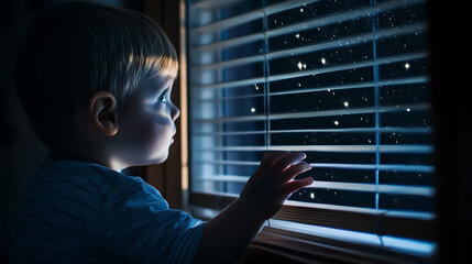 person in the window