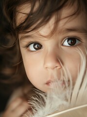 Wall Mural - Portrait of a toddler