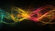 © Sky Layer - line neon effect abstract background