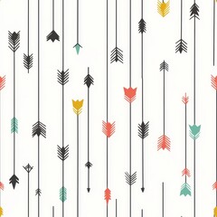 Sticker - Colorful Arrow Pattern Design