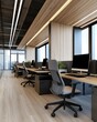 © Exnoi - A large open office with a lot of desks and chairs