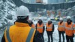 © Sansern - Urban construction safety briefing managing snowy weather risks
