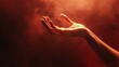© azi - Hand Reaching Out in Smoky Ambiance
