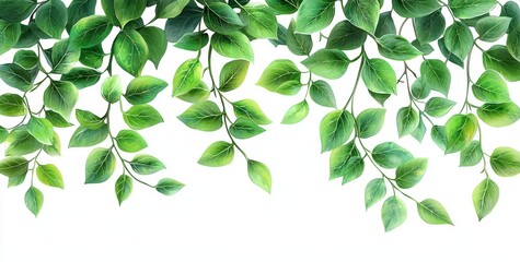 Liana tropical plants. The branch of a liana or vine plant, a jungle creeper in the forest.