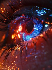 Poster - Close-up of blue eye