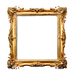 Wall Mural - golden frame