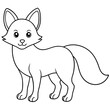 © Sapla - Simple Playful Fox Character with Furry Tail, Perfect for Animal Lovers and Fun, Friendly Designs