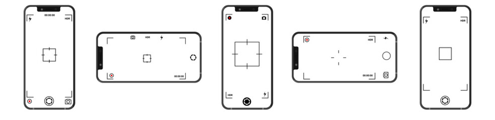 Smart camera interface with options for photo and video modes, zoom, and a clear viewfinder, making it easy to capture moments on any device.