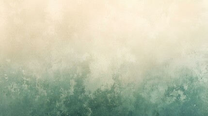 Wall Mural - smooth grainy gradient background in soft beige and pastel green tones with noise texture, ideal for