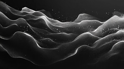 Wall Mural - an abstract wave background complemented by a hint of soft black sand, creating a premium design ide