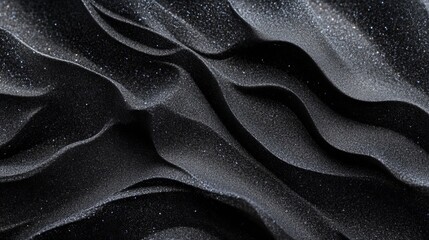 Wall Mural - an abstract wave background complemented by a hint of soft black sand, creating a premium design ide