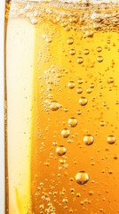 Wall Mural - golden texture of bubbles creating an abstract background