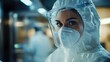 © Kenny Parker - Researcher wearing protective gear conducting in vitro tests