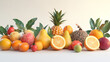 © Warat - isolated set of tropical fruits