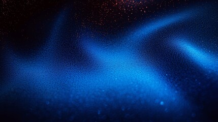 Aufkleber - Dark Blue Gradient Background with Grainy Texture and Glowing Light Effects