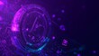 © Sasirat - contact us banner call center service provider concept digital graphic icon phone call email chatting and searching advice to customer help and support services digital purple background digital