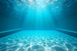 © Nyetock - Underwater empty swimming pool background with copy space
