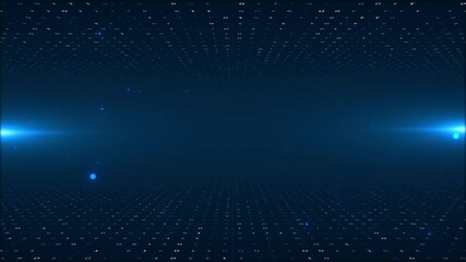 Cyber Surface Futuristic surface grid science fiction background digital technology and artificial intelligence concepts. digital wave. Blue circular shape background. Futuristic point wave. Big data