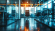 © Safdarali - An abstract, blurred office hall interior and meeting room; blurry corridor in a working space with a defocused effect, suitable for business concept backgrounds or backdrops.