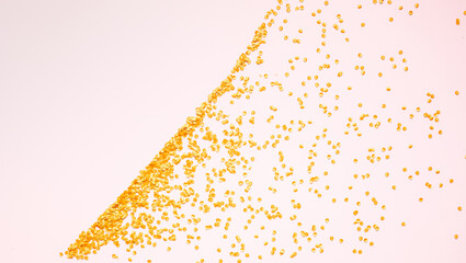 Wall Mural - Confetti sparkling Falling in vibrant mood for celebration and party concepts.decoration ornaments design background
