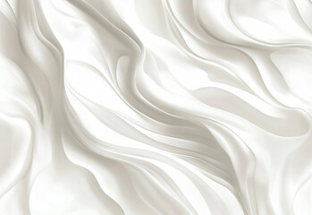 Wall Mural - light white background soft gray solid background with subtle texture abstract white fabric drape ba