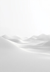 Wall Mural - light white background soft gray solid background with subtle texture abstract white fabric drape ba