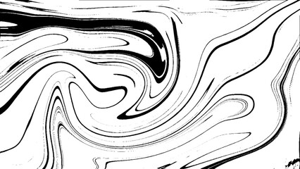 Wall Mural - Illustration vector of black and white marbled painting suitable for wallpaper